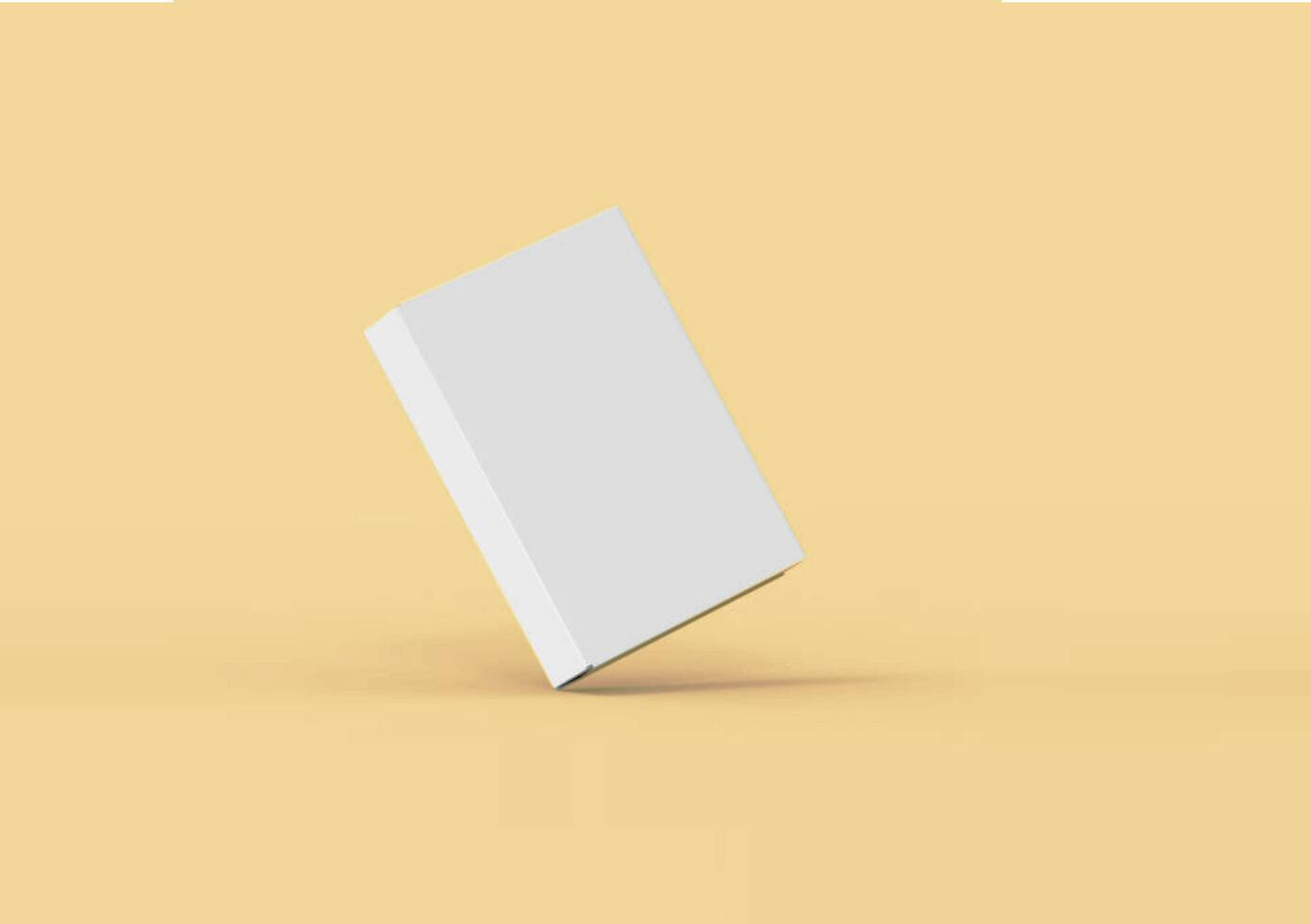 Box-Mock-up. realistische weiße verpackungsbox. foto