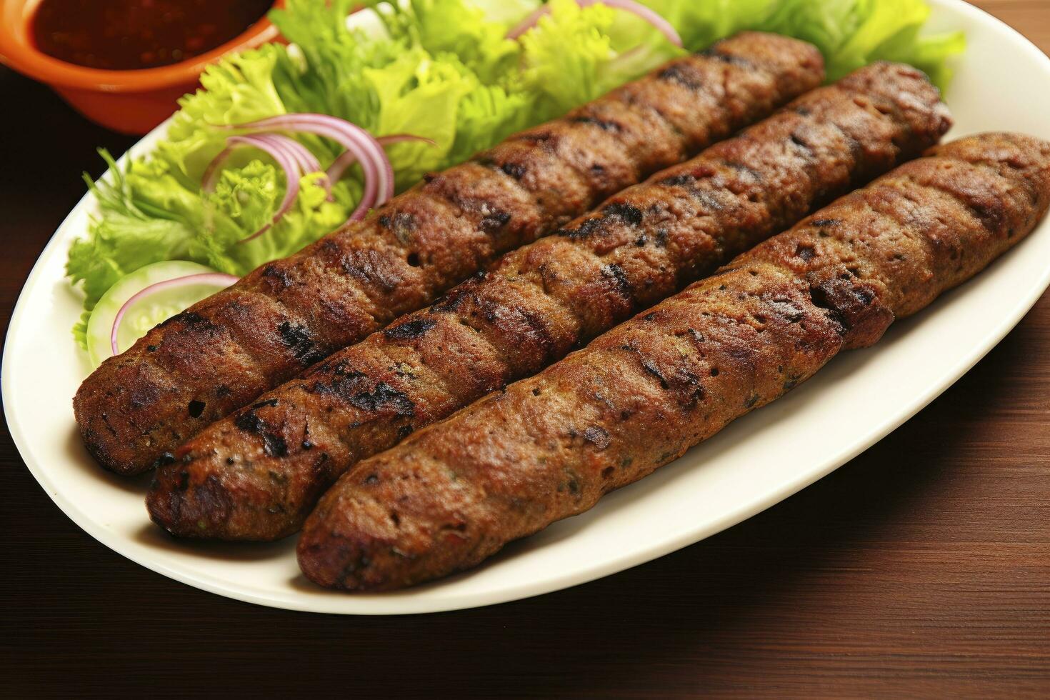 ai generiert lecker suche Kabab. ai generiert. foto