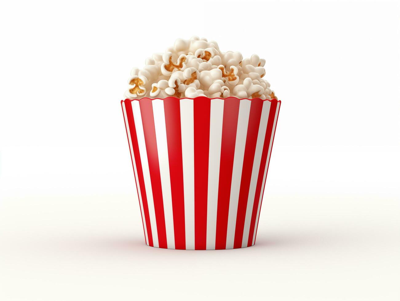 ai generiert Tasse von Kino Popcorn foto