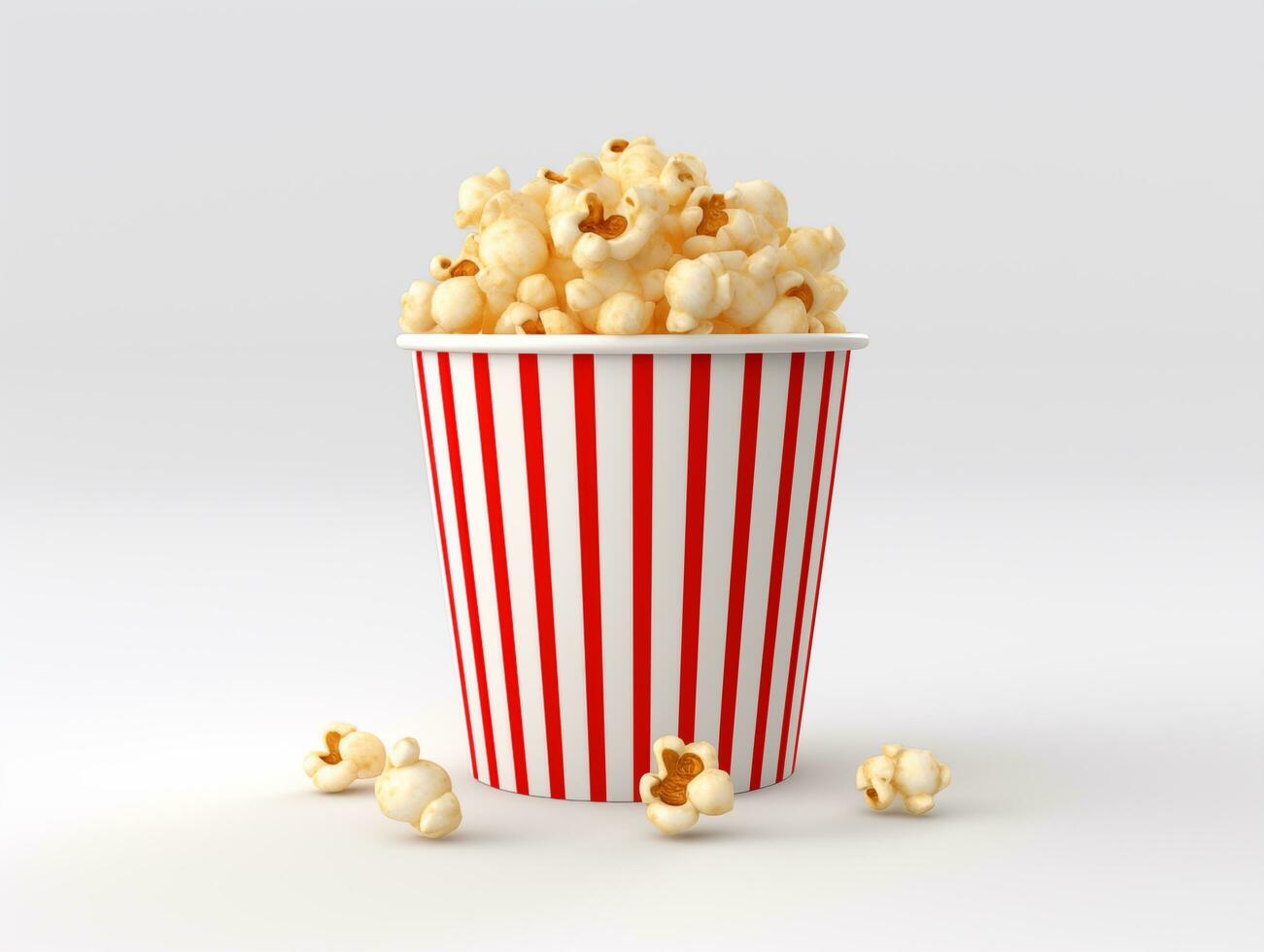 ai generiert Tasse von Kino Popcorn foto