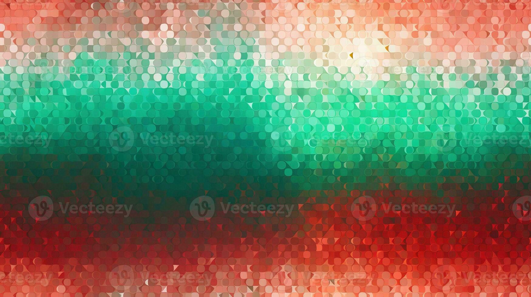 ai generiert generativ ai, abstrakt Pixel Kunst Hintergrund, nahtlos geometrisch Mosaik Muster, Weihnachten Farben foto