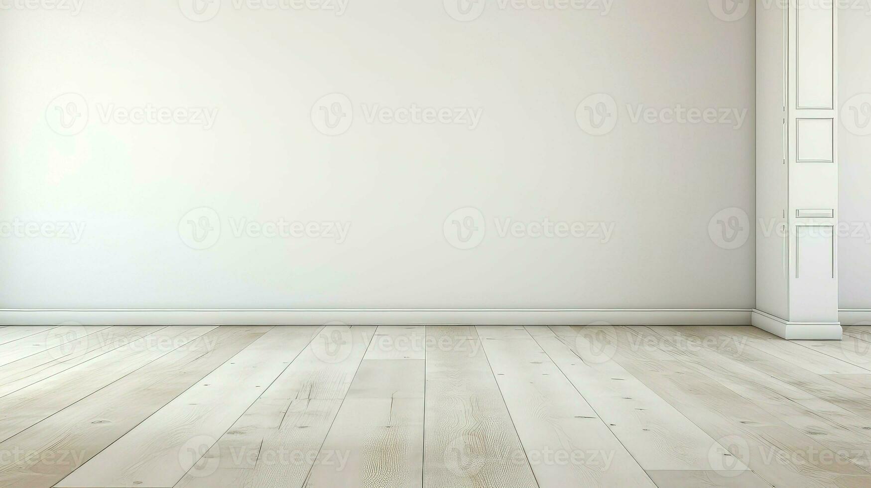 ai generiert sauber Fußboden leeren Hintergrund foto