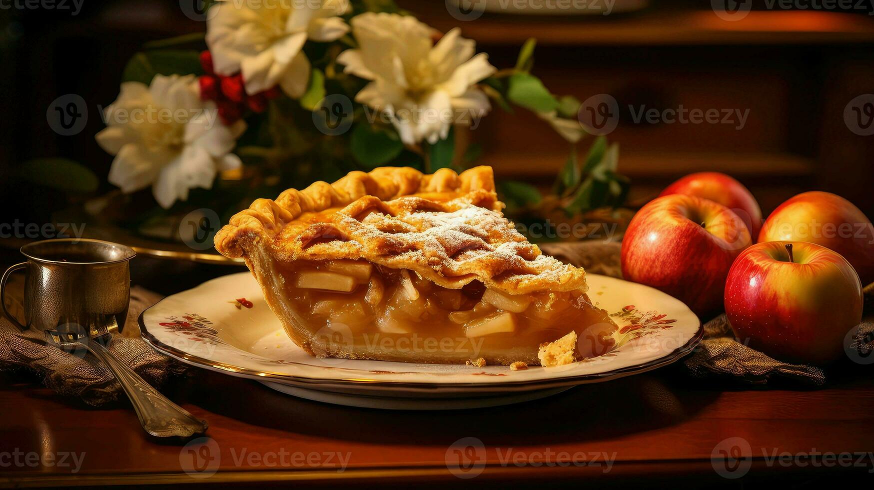 ai generiert Eis Mahlzeit Dessert Essen foto