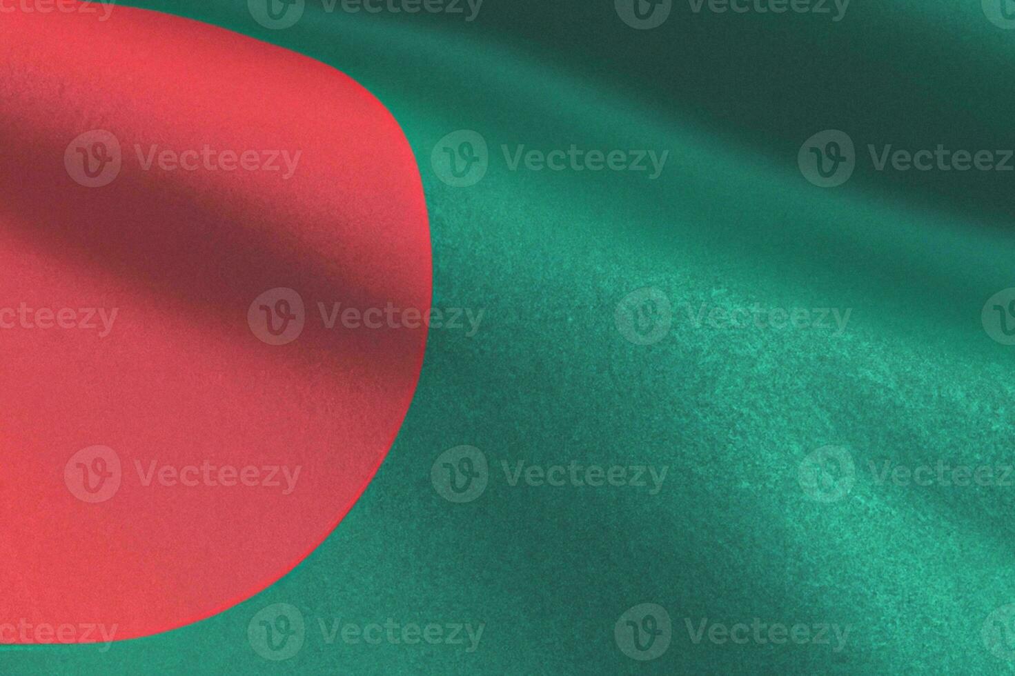 ai generiert Bangladesch Sieg Tag Gedenken 16 Dezember mit ein auffällig Illustration mit das National Flagge im Regal rot und üppig Grün Farben foto