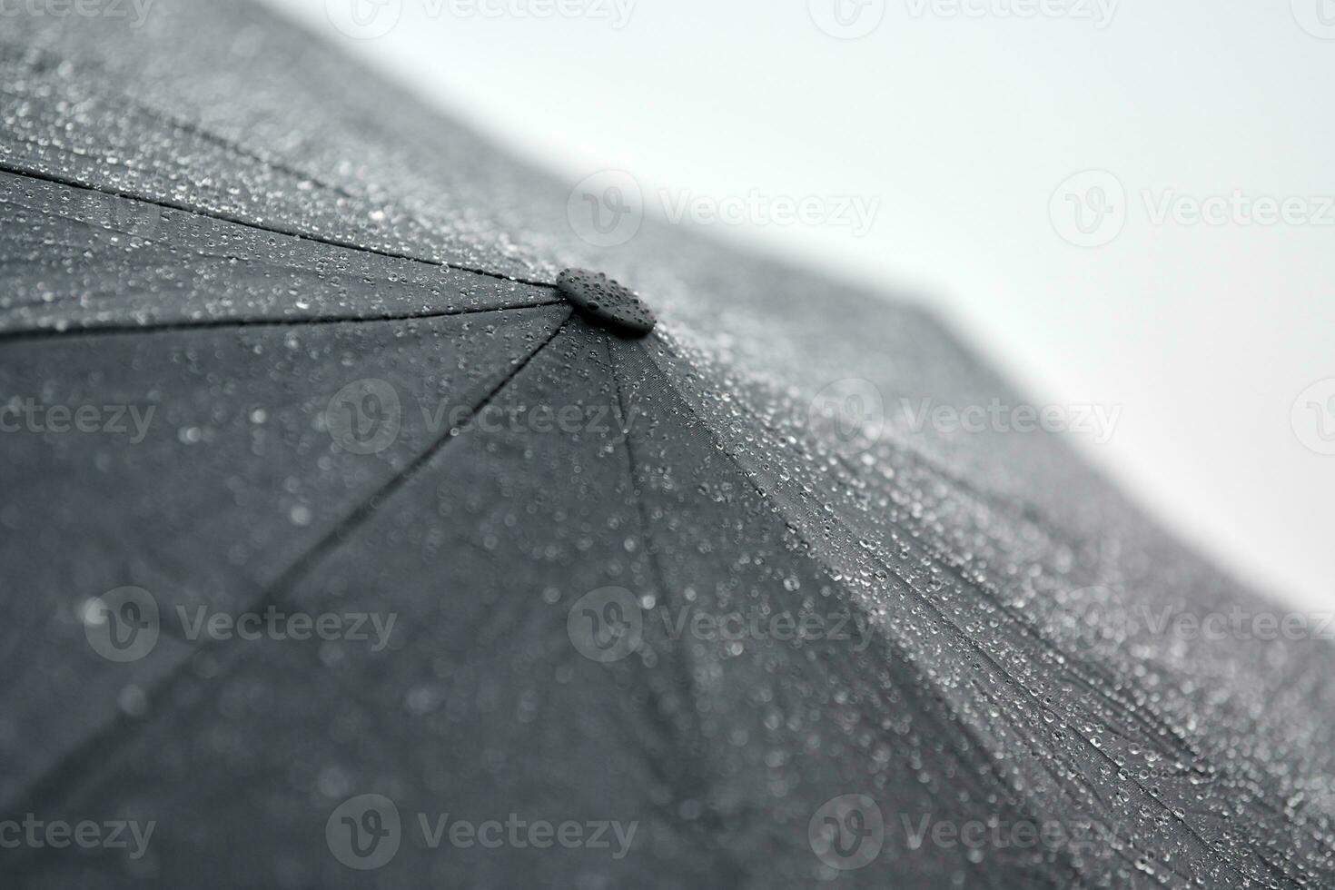 nass Regenschirm im Regen foto