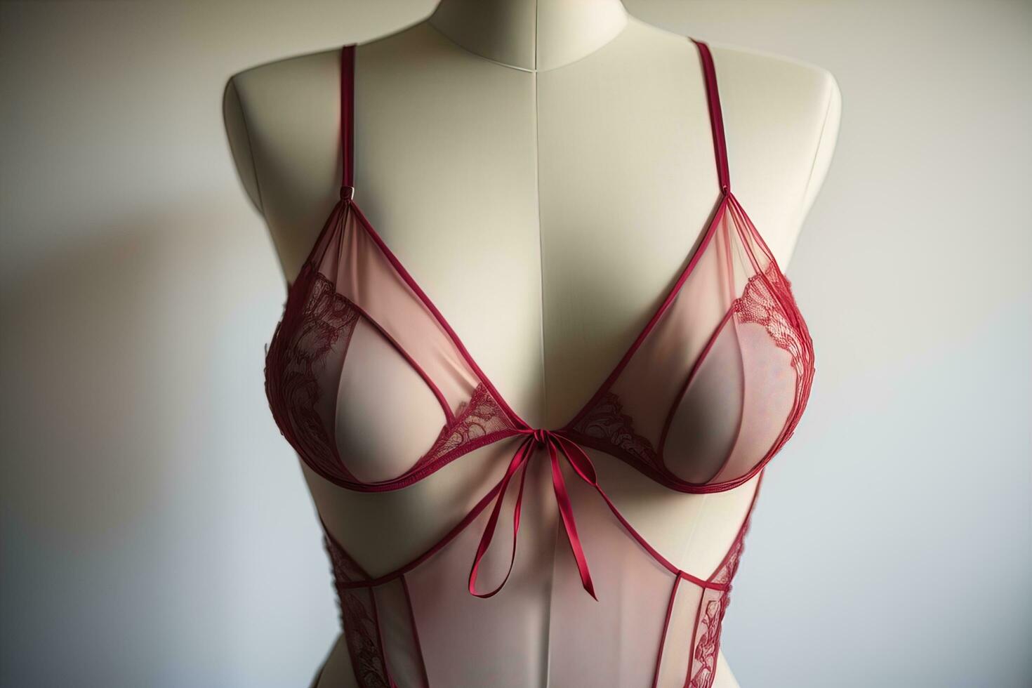 ai generiert sinnlich Dessous auf ein Mannequin. ai generativ foto