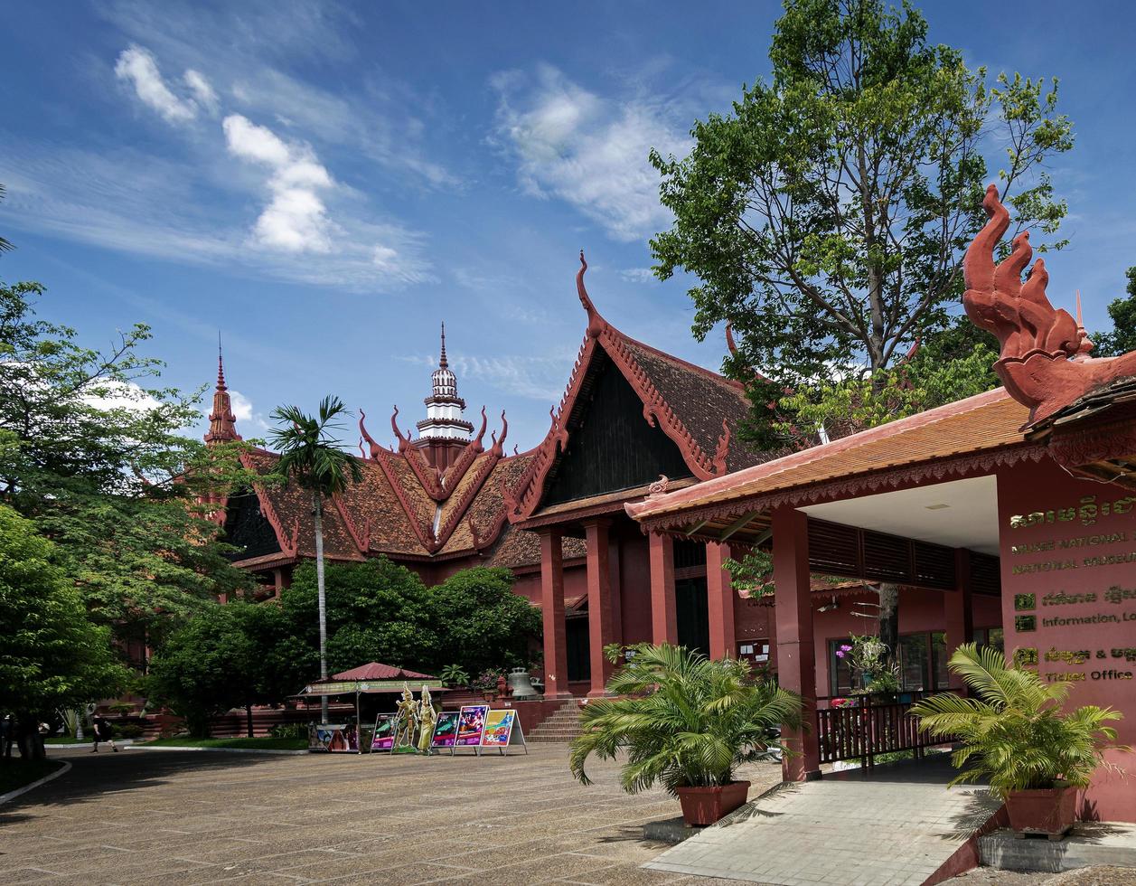 Phnom Penh, Kambodscha, 2021 - Wahrzeichen des Nationalmuseums foto