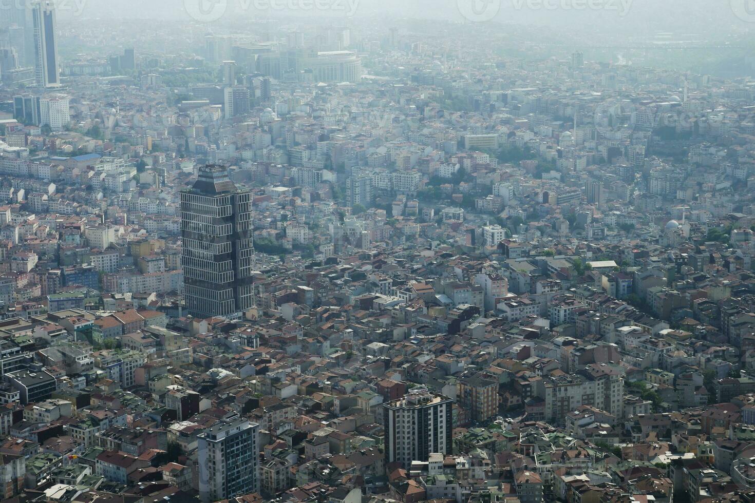 arial Aussicht von Istanbul Wohn Gebäude foto