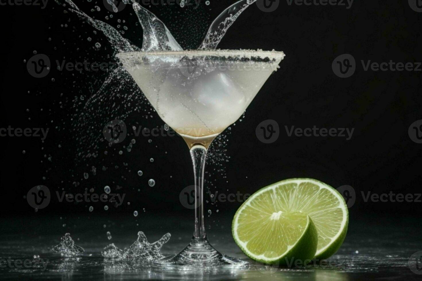 ai generiert Margarita Cocktail. Profi Foto