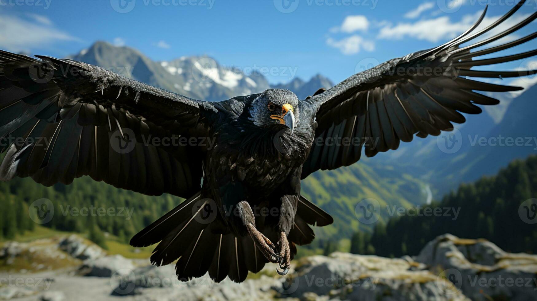 ai generiert andean Kondor Vogel Erhaltung Natur Tierwelt Tier foto