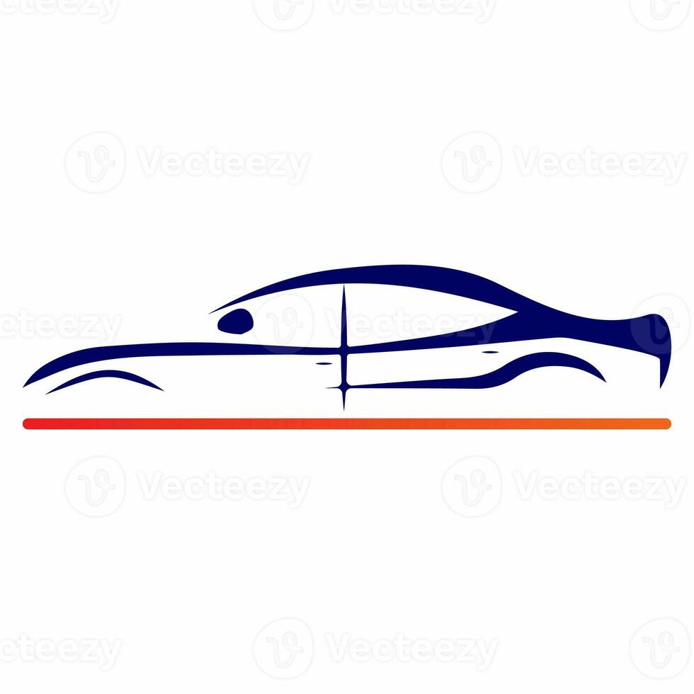 Auto Stil Auto Logo Design Vektor Illustration foto