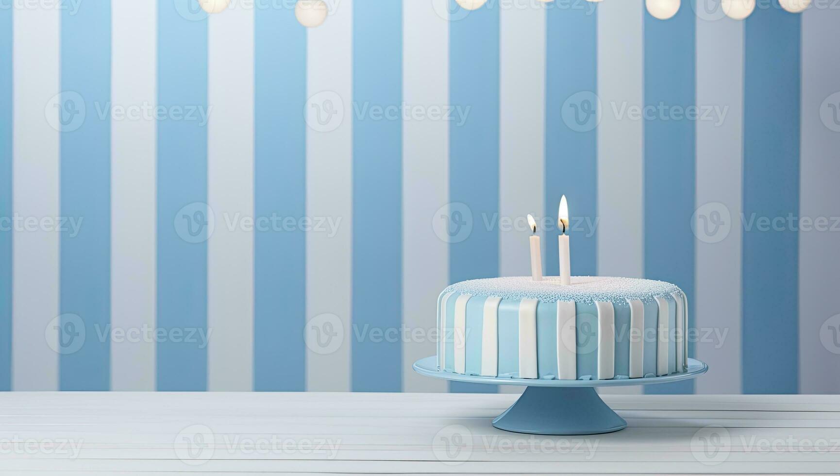 ai generiert glücklich Geburtstag Kuchen zum Party. ai generiert foto