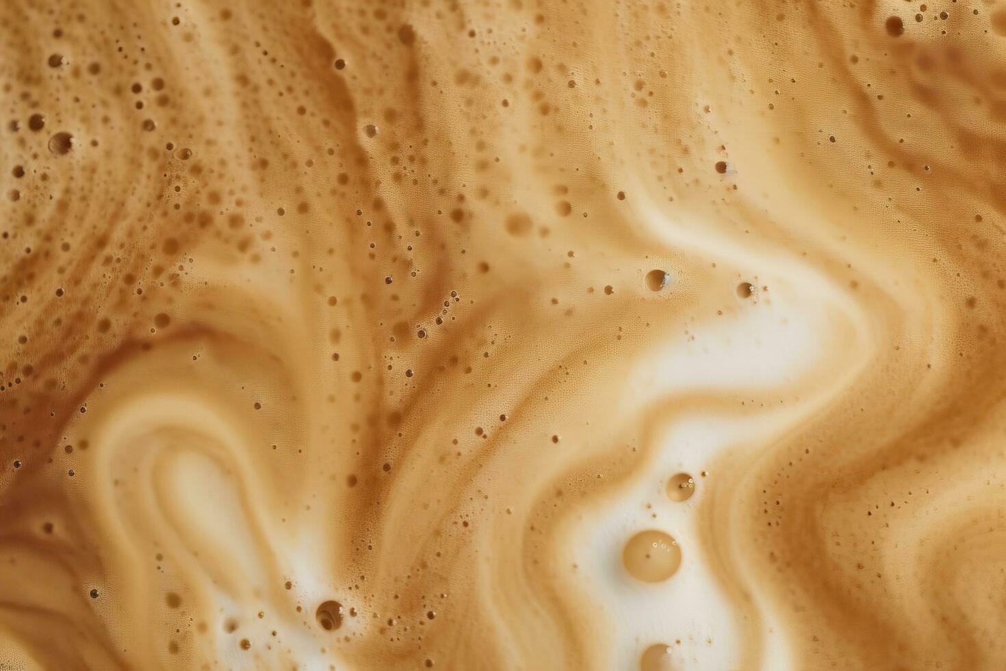 ai generiert Kaffee Schaum Textur. ai generiert foto
