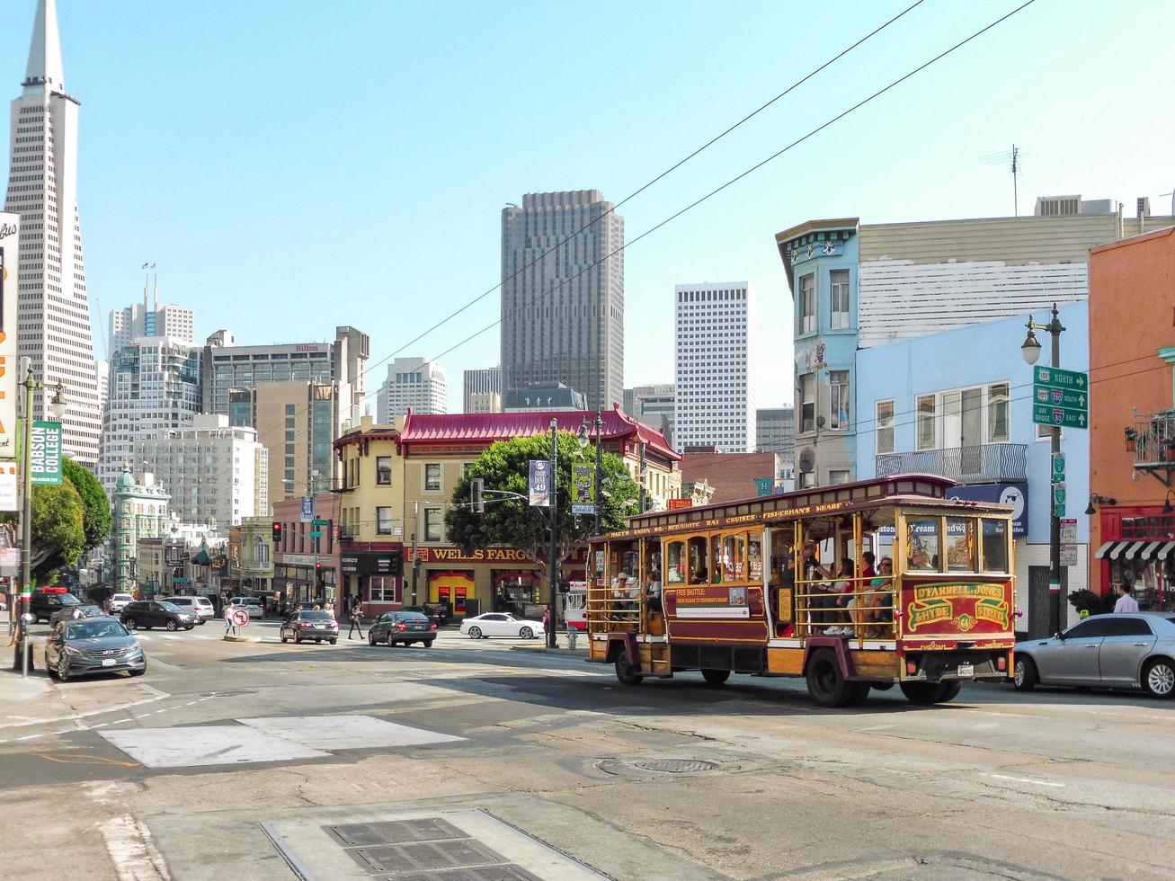 Verkehr San Francisco, Kalifornien, USA foto