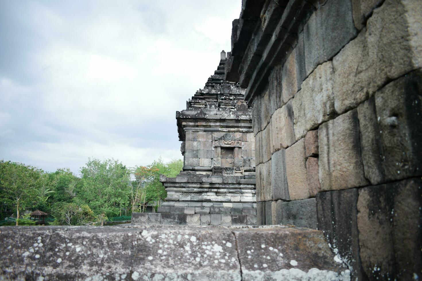 plaosan Tempel Punkt von Aussicht spähen foto