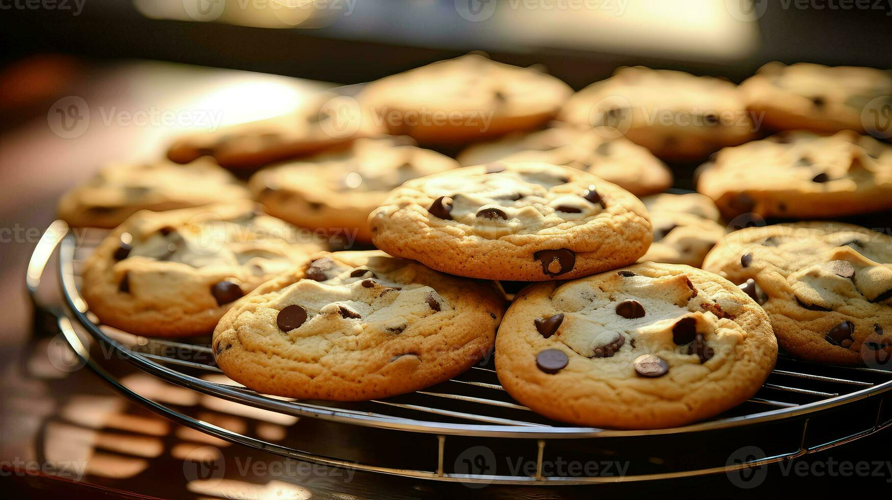 ai generiert gebacken frisch Kekse Essen foto