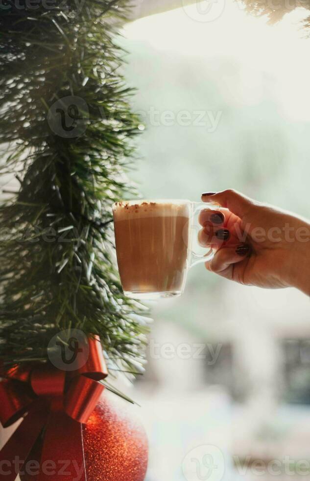 dekorativ Weihnachten Dekorationen zum Häuser und Restaurants foto