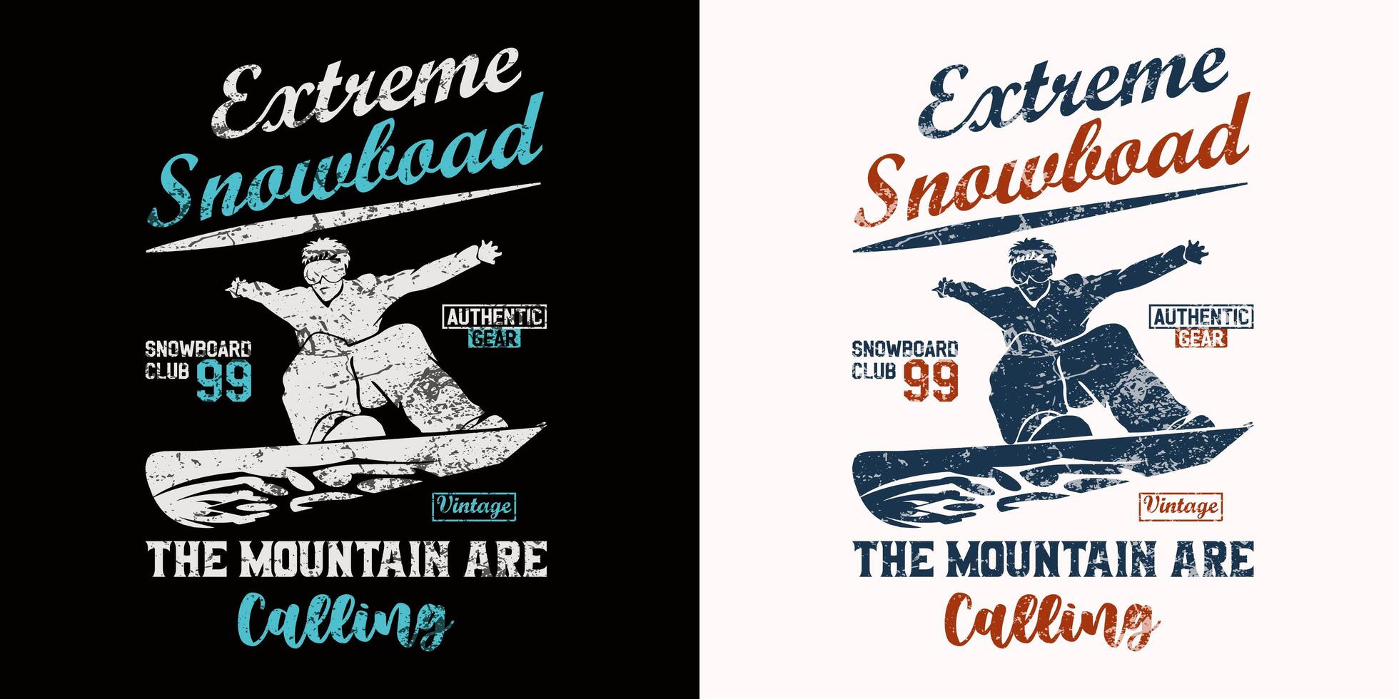 extrem Snowboard das Berg sind Berufung t Hemd Design. Skifahren Snowboarden Jahrgang t Hemd Design foto