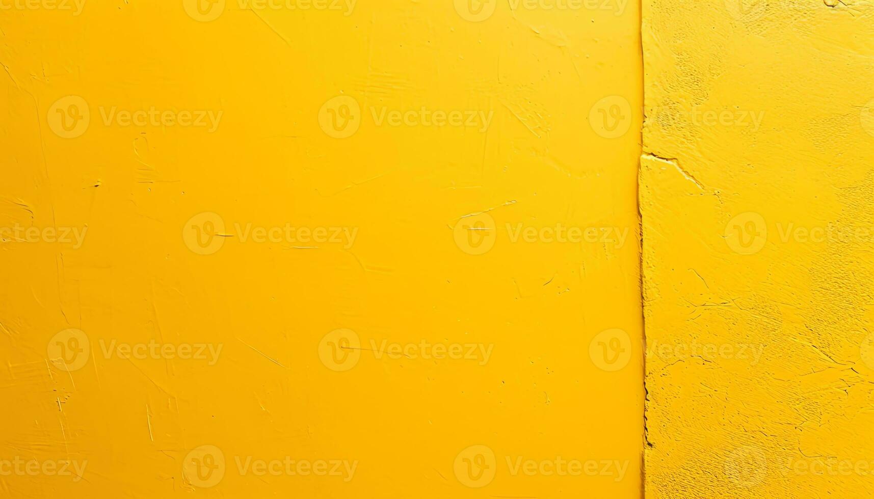 ai generiert Gelb gemalt Mauer Hintergrund foto