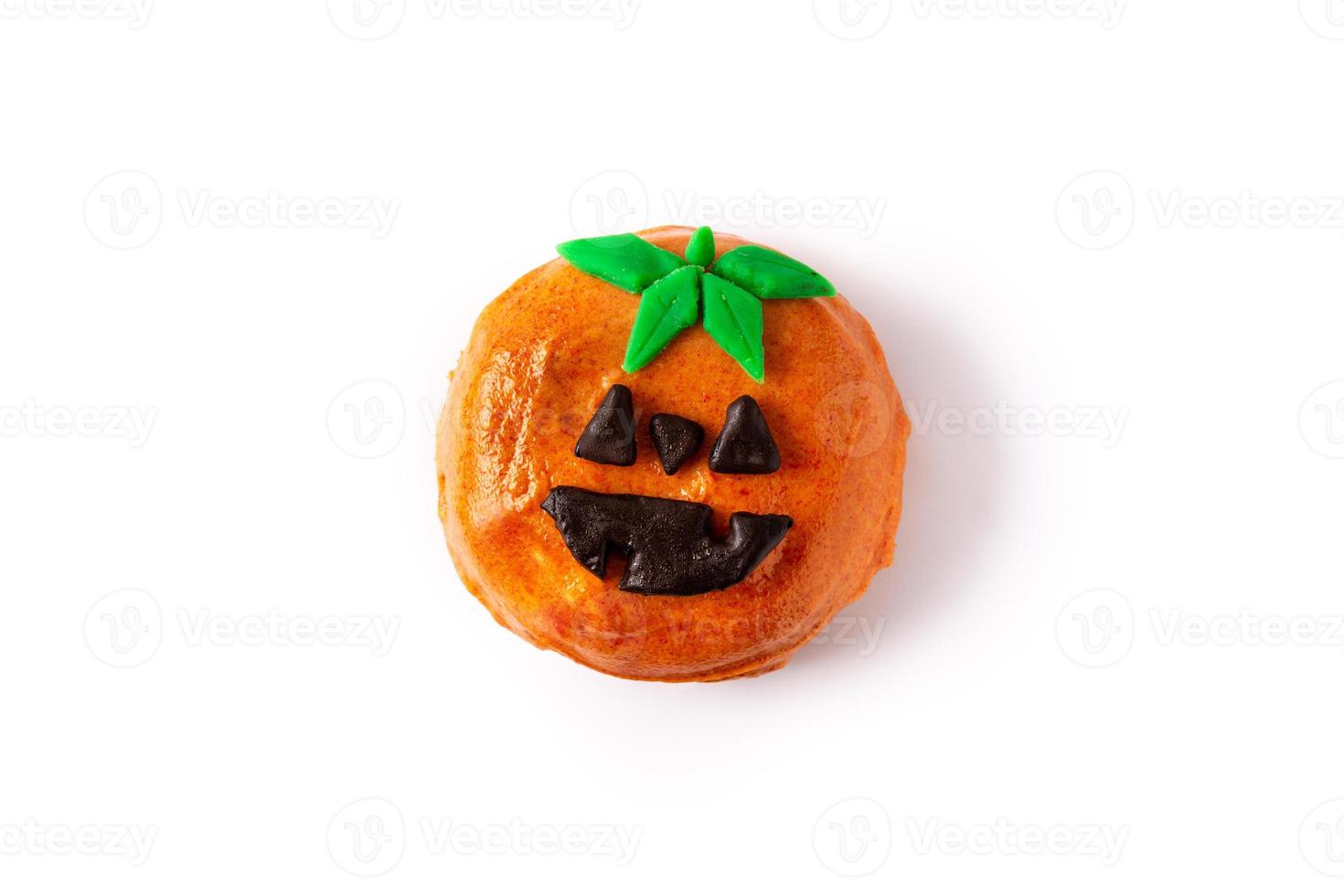 Halloween Kürbis Donut foto