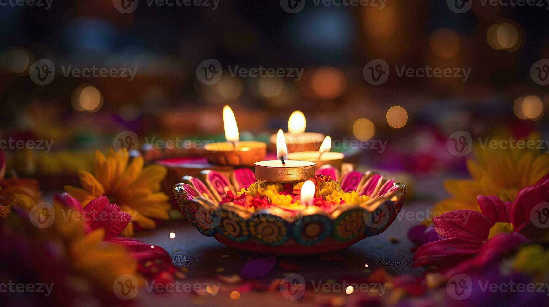 ai generiert Diwali generativ ai foto