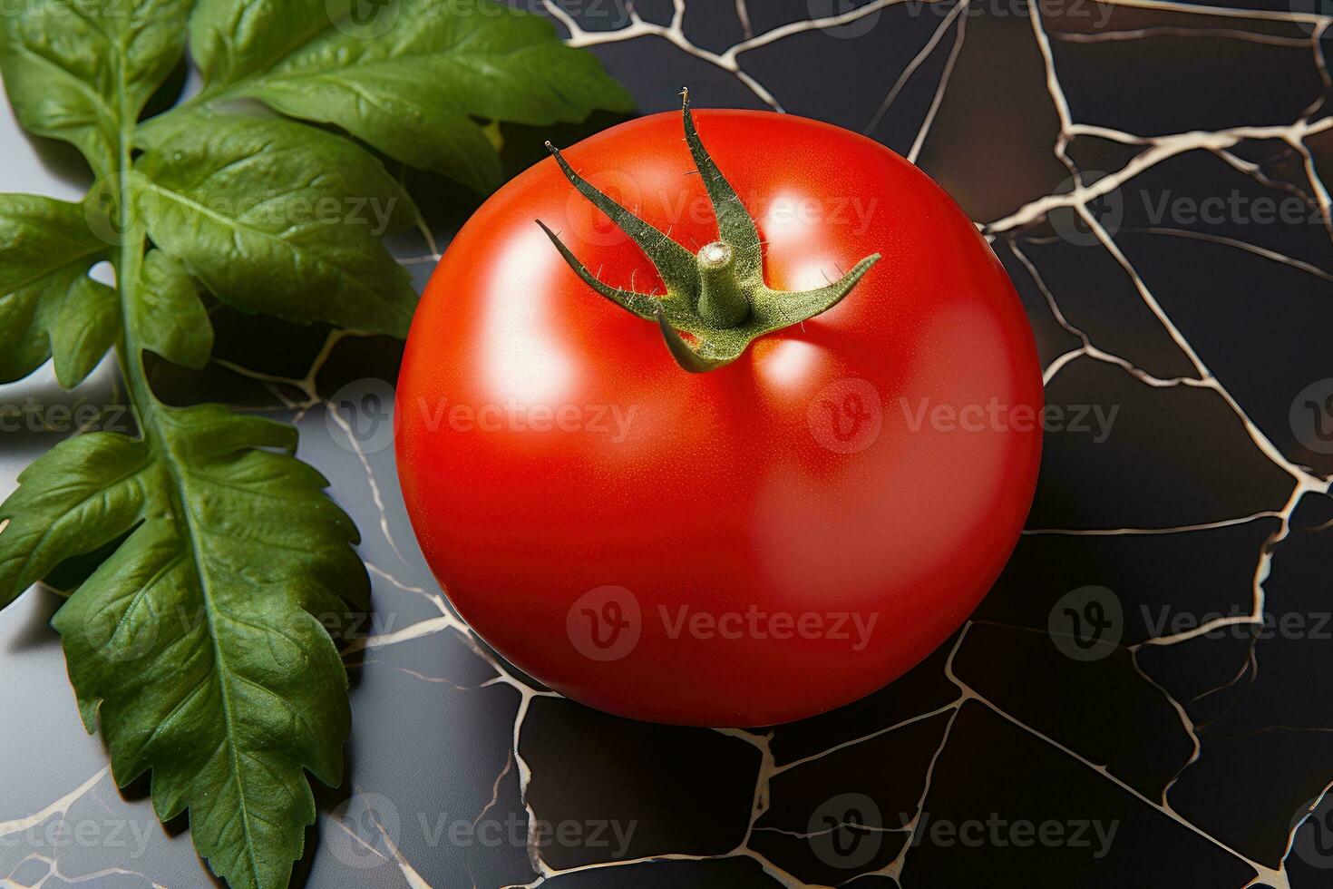 ai generiert reif Tomate Gemüse im das Küche Tabelle Fachmann Werbung Essen Fotografie foto