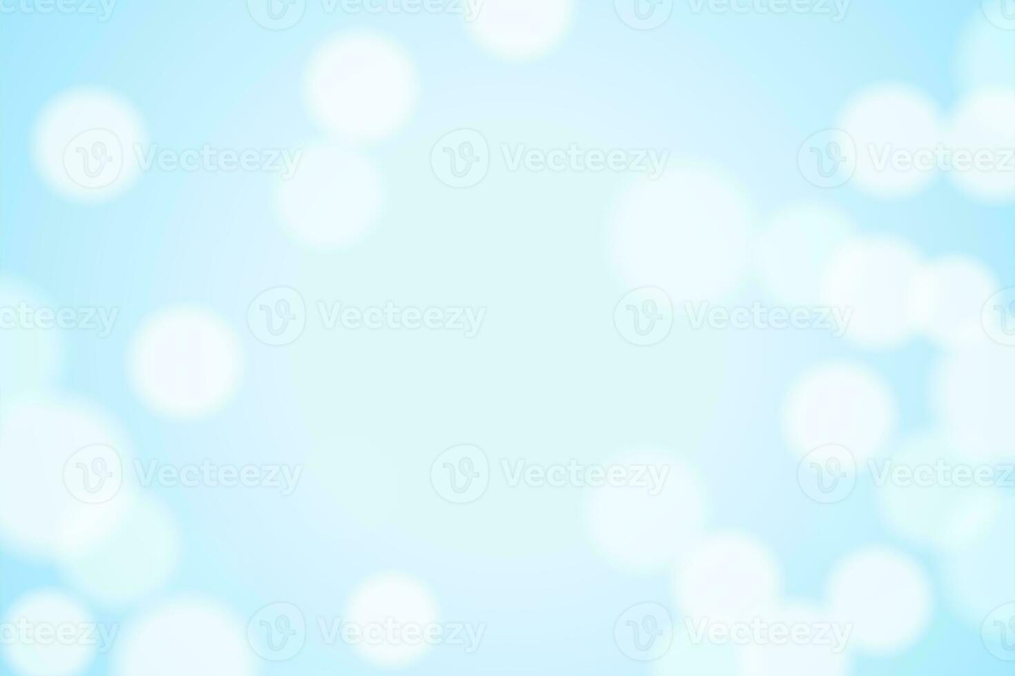 Licht Blau Hintergrund. abstrakt Bokeh Beleuchtung mit Sanft Licht Hintergrund foto