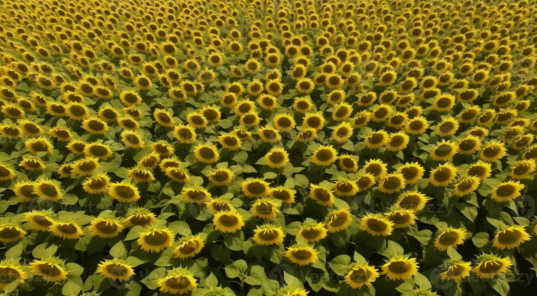 ai generiert Hintergrund von Sonnenblumen, Sonnenblume Feld Hintergrund, Sonnenblume Feld im Sommer, Sonnenblume Hintergrund foto