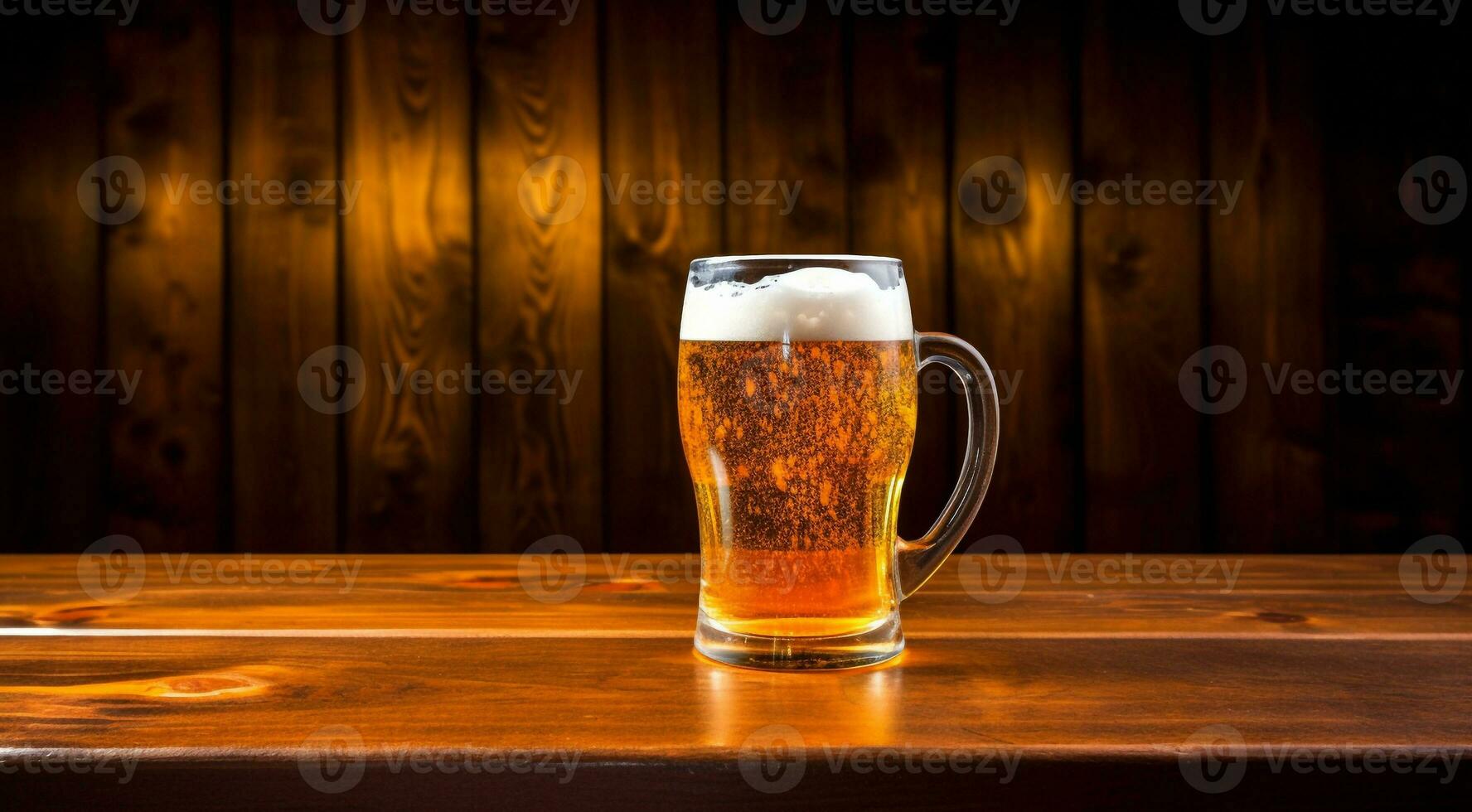 ai generiert Glas von Bier auf abstrakt Hintergrund, Bier Hintergrund, Glas von Bier im das dunkel, Bier mit Schaum, alkoholisch trinken auf dunkel Hintergrund foto