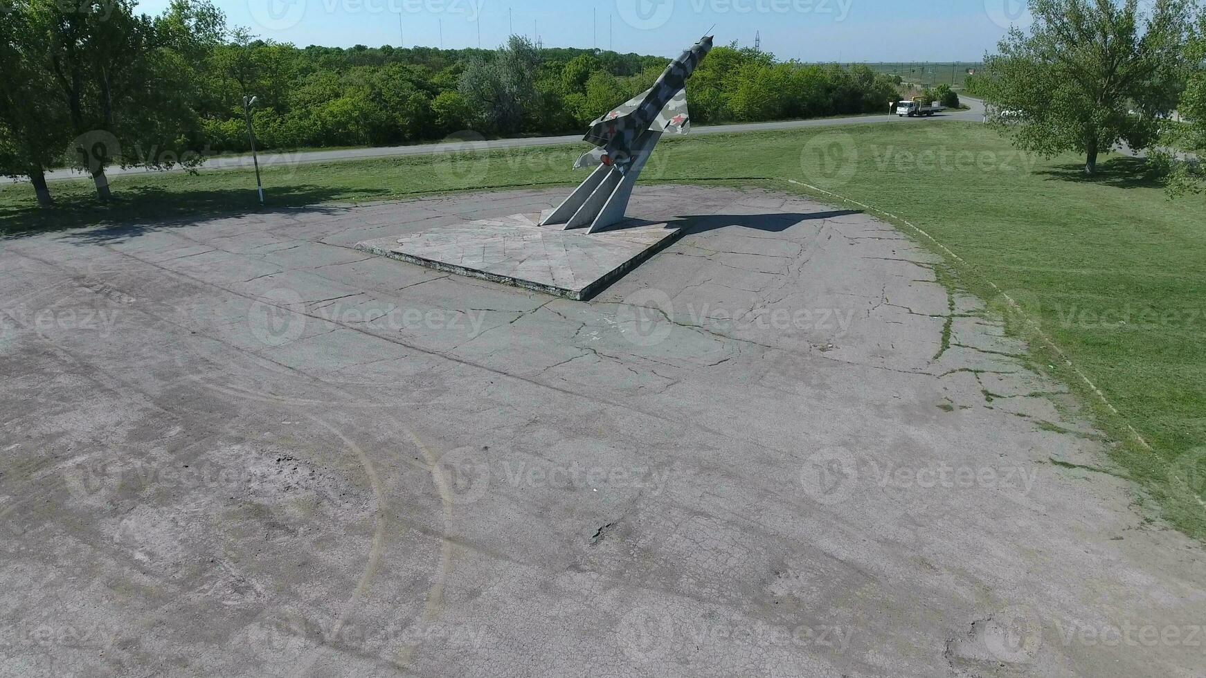 Monument zu das Kämpfer Flugzeug foto