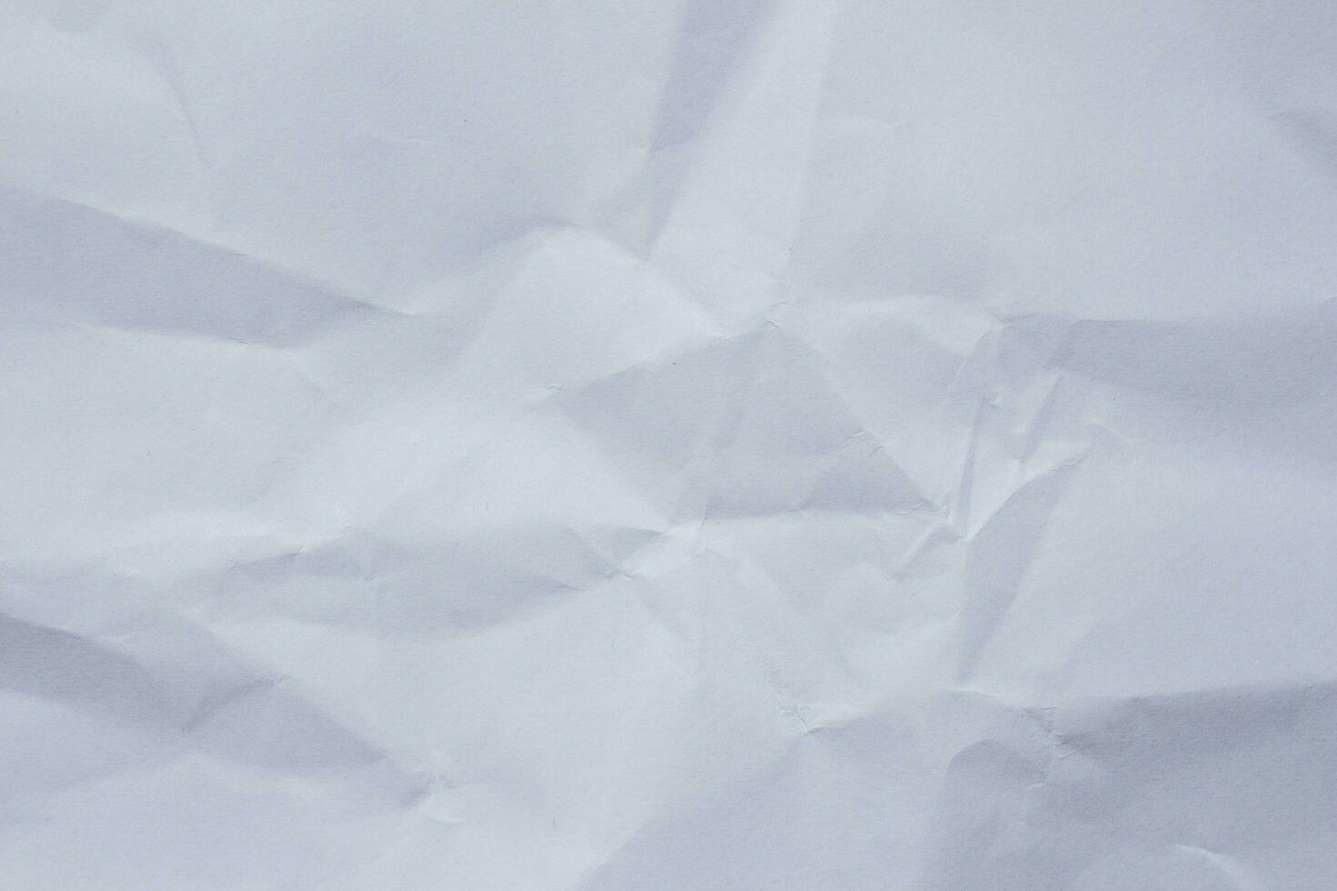 faltig Weiß Papier Textur oder Hintergrund foto