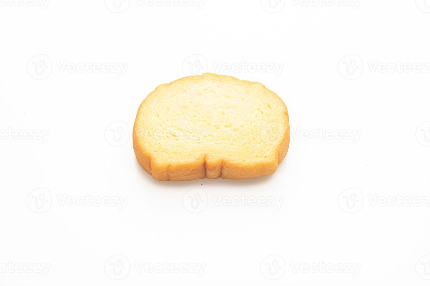 Kartoffelbrot in Scheiben geschnitten auf weißem Hintergrund foto