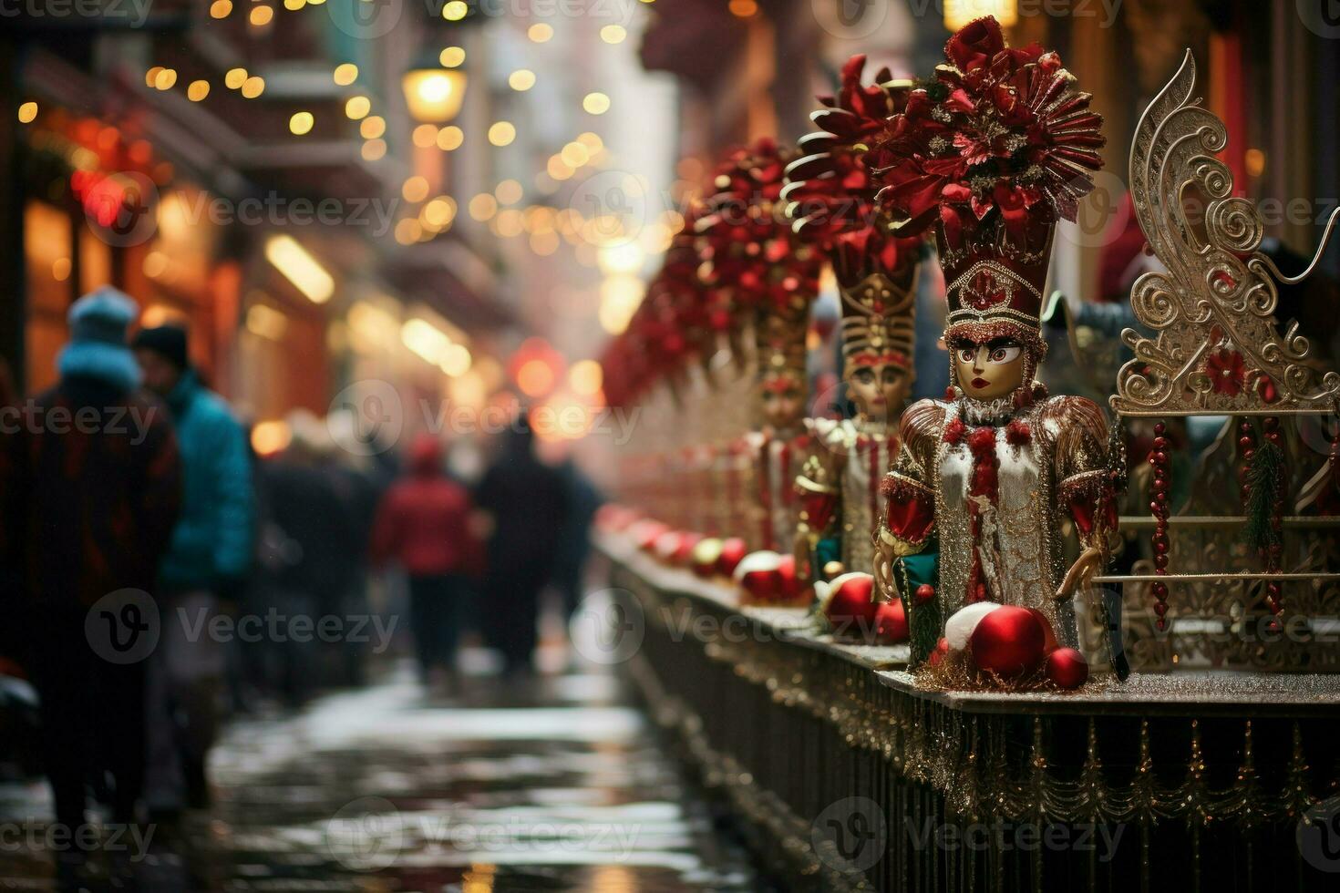 ai generiert Weihnachten Paraden - - generativ ai foto