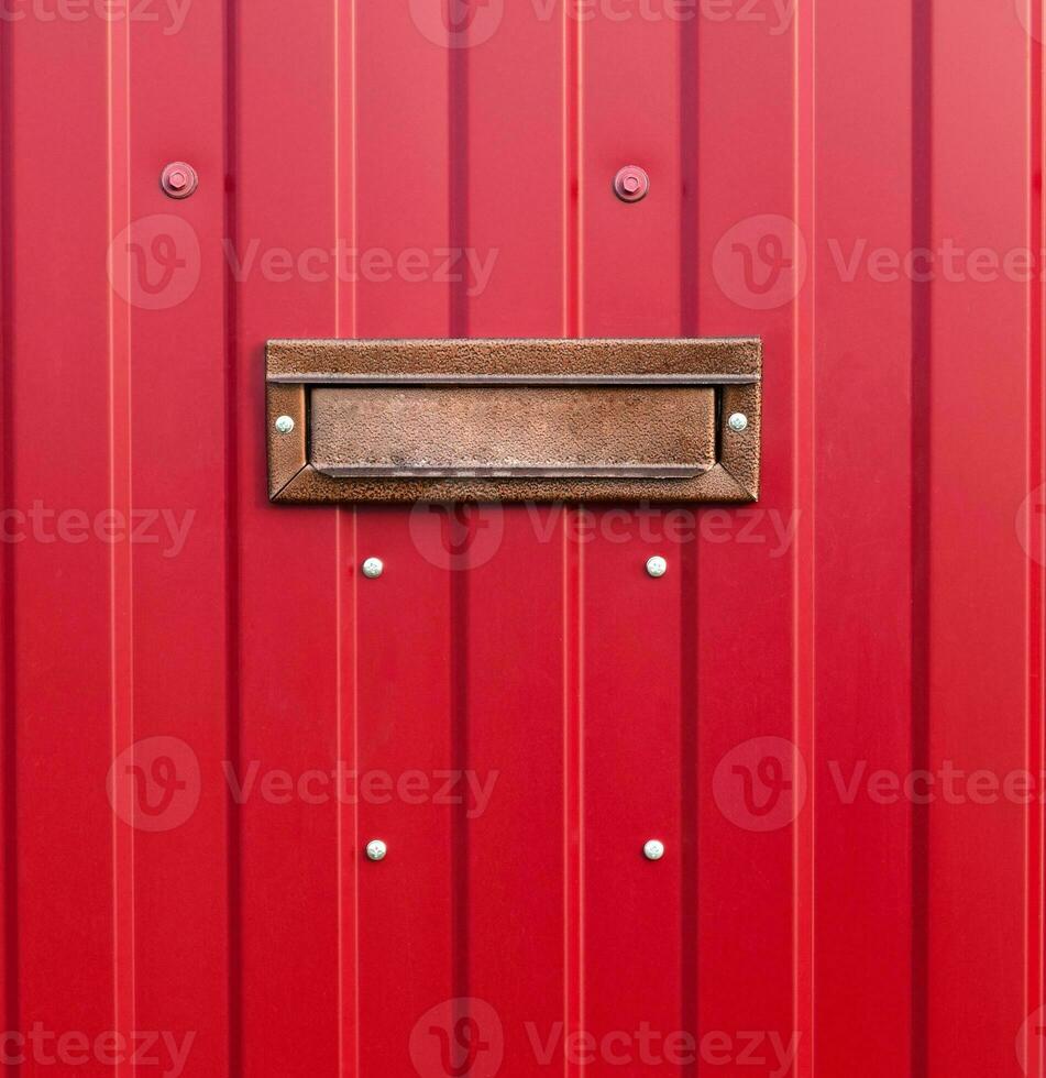 Mail Box auf das Zaun foto