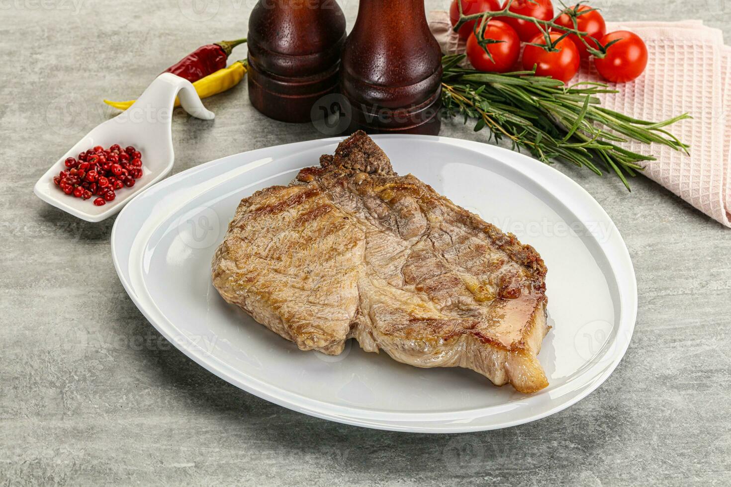 gegrillt Schweinefleisch Hals saftig stapeln foto