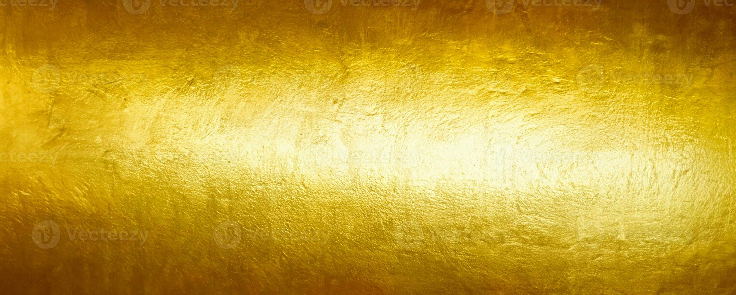 Gold glänzend Mauer abstrakt Hintergrund Textur Luxus und elegant foto