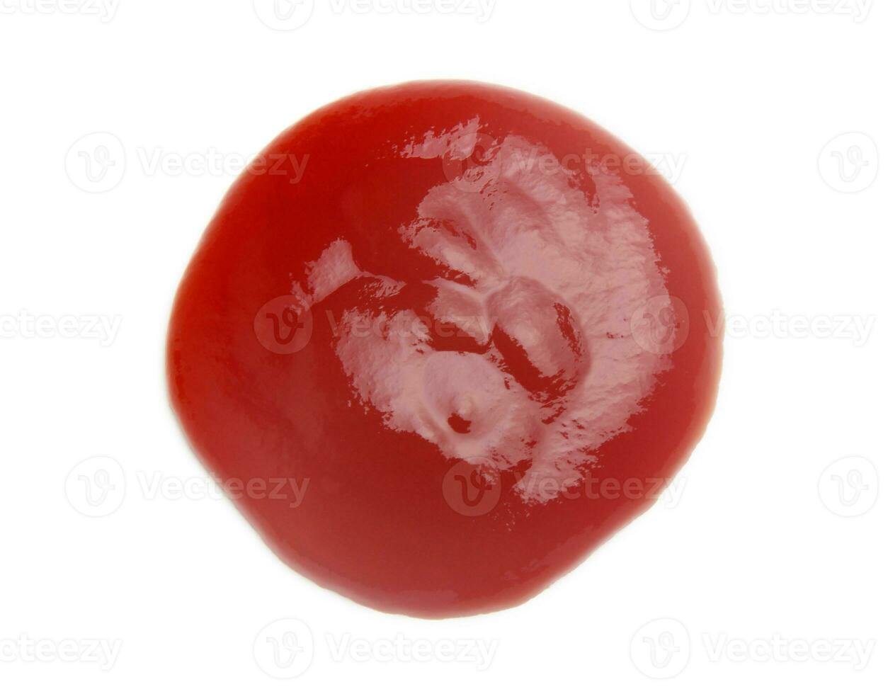 Tomate Soße auf Weiß foto