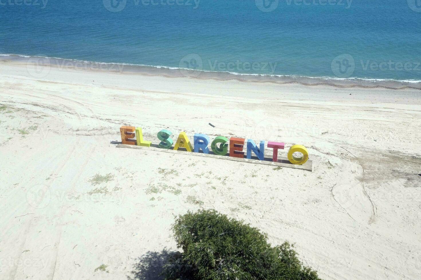 el Sargento Strand la Ventana Baja Kalifornien sur Mexiko Antenne Aussicht Panorama foto