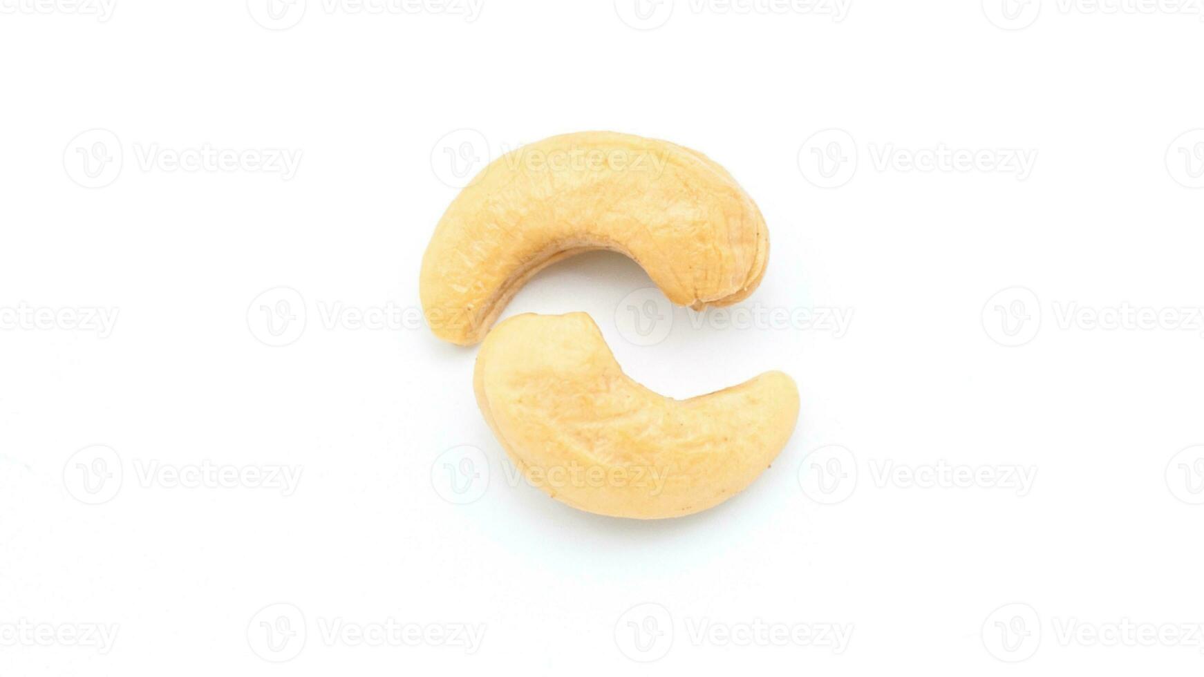 köstlich Cashew Nüsse isoliert. gesund, organisch Snack mit nussig, Konzept zum Design foto