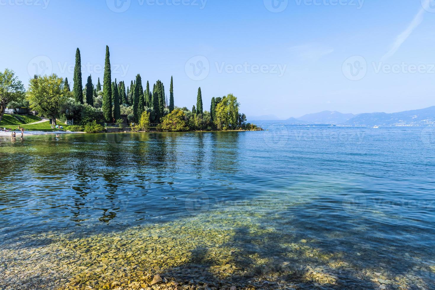 Gardasee und die Schönheit von Punta San Vigilio. foto