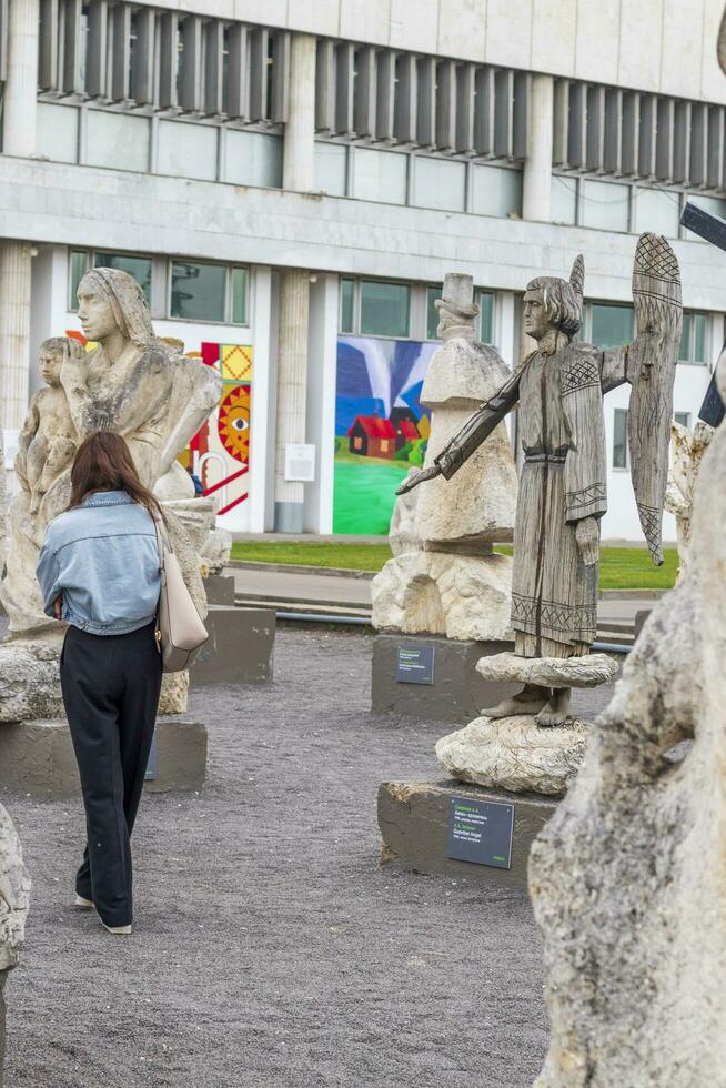 Moskau, Russland - - 17.07.2023 - - Skulpturen beim Muzeon Park. Kunst foto