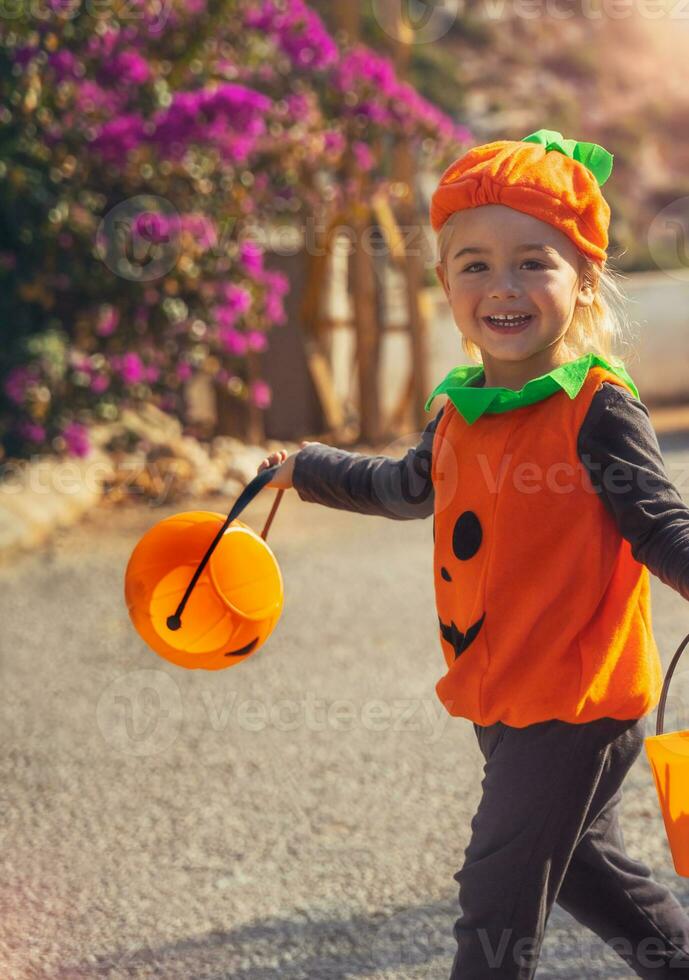 Trick oder behandeln Halloween Tradition foto