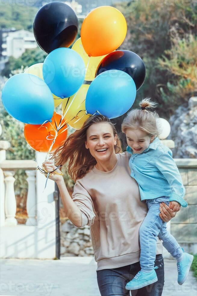 Feier von ein Kinder Geburtstag foto