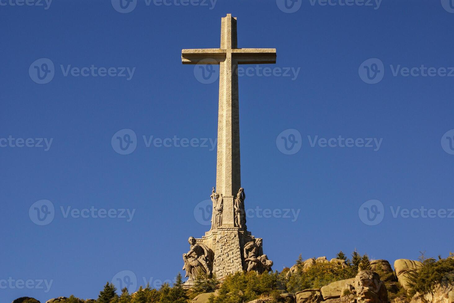 Senke von das gefallen Tal de los caidos Madrid, Spanien foto