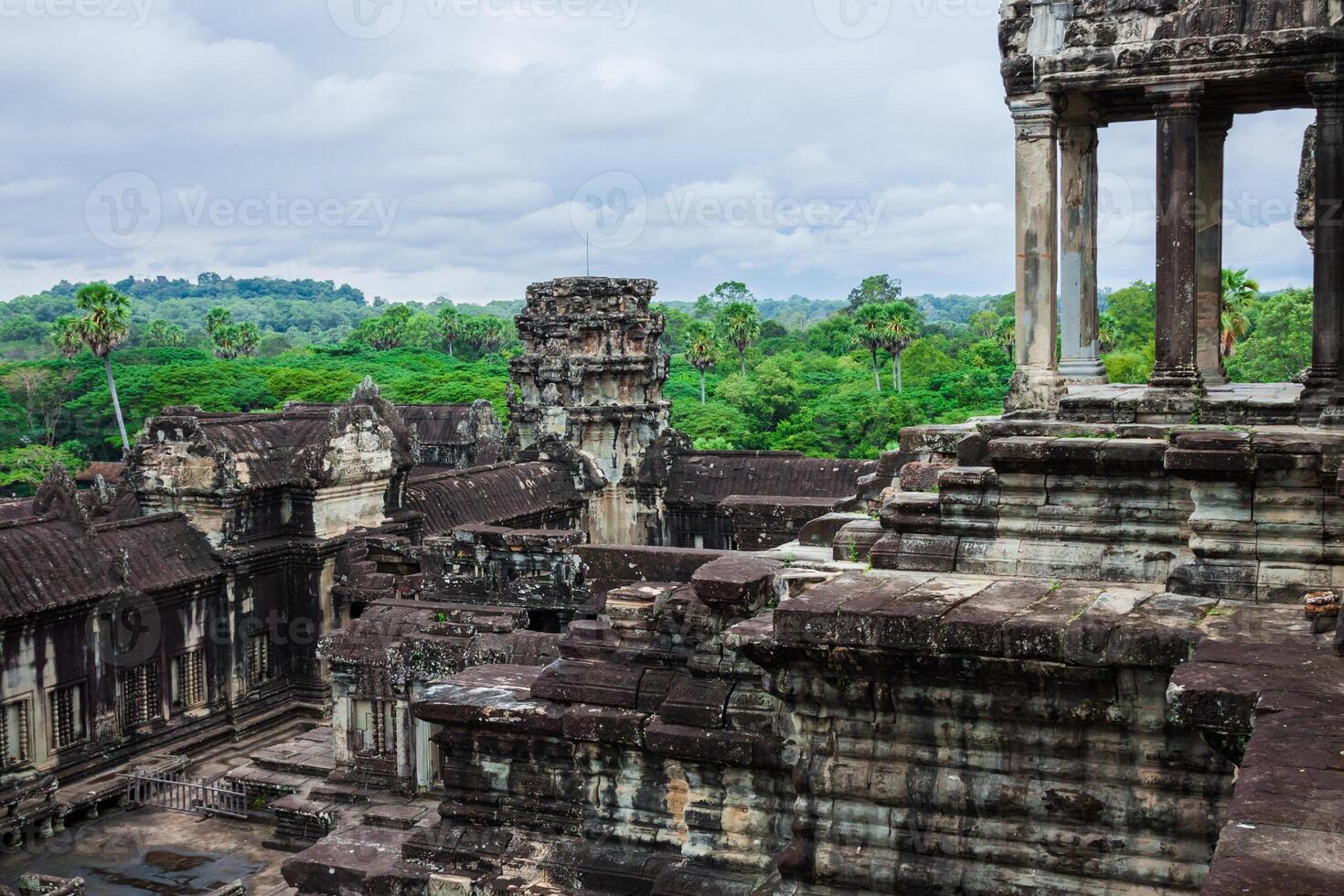 Angkor wat Tempel, siem ernten, Kambodscha. foto