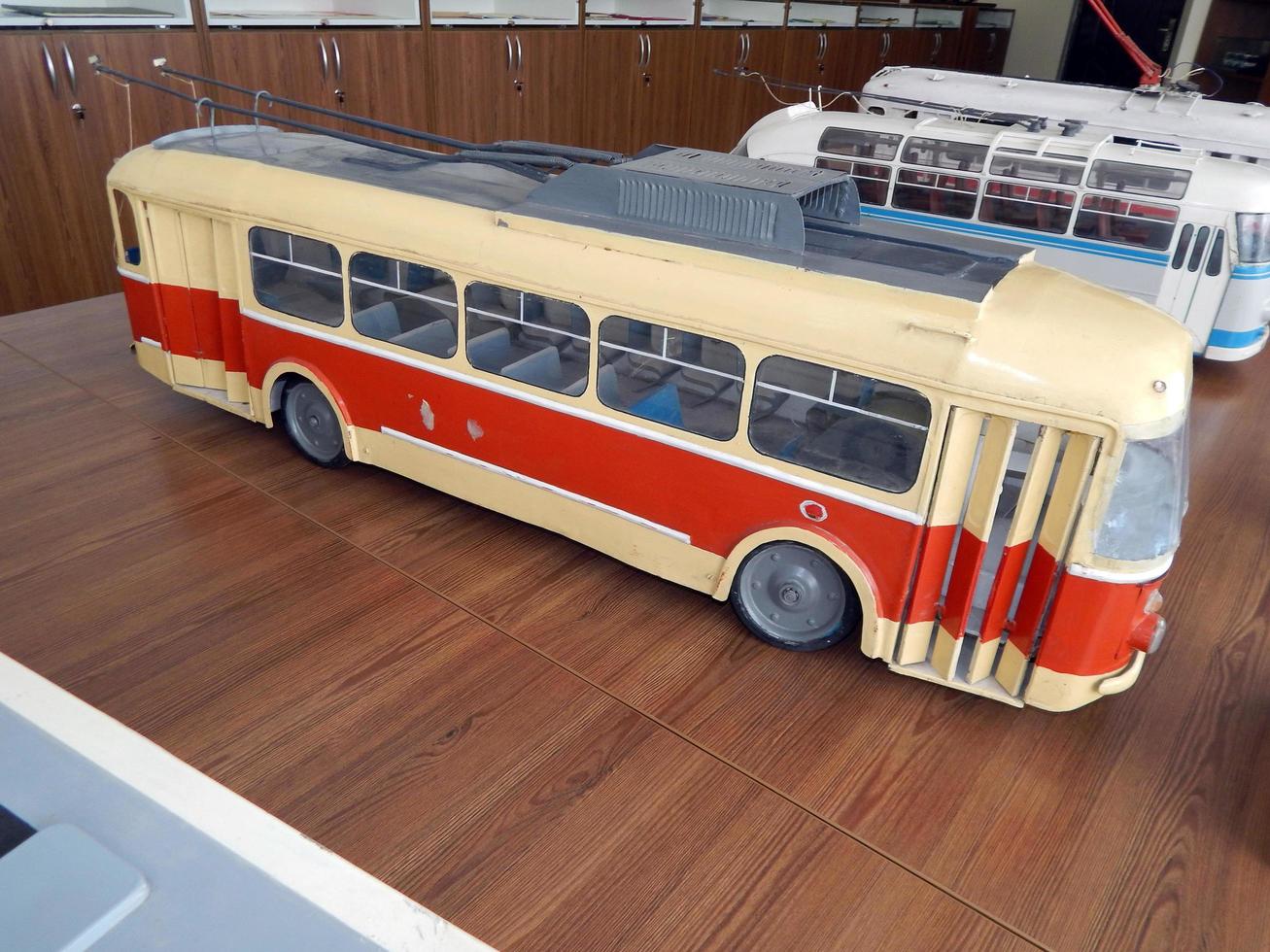 Modelle von Oberleitungsbussen, Modelle von elektrischem Stadtverkehr foto