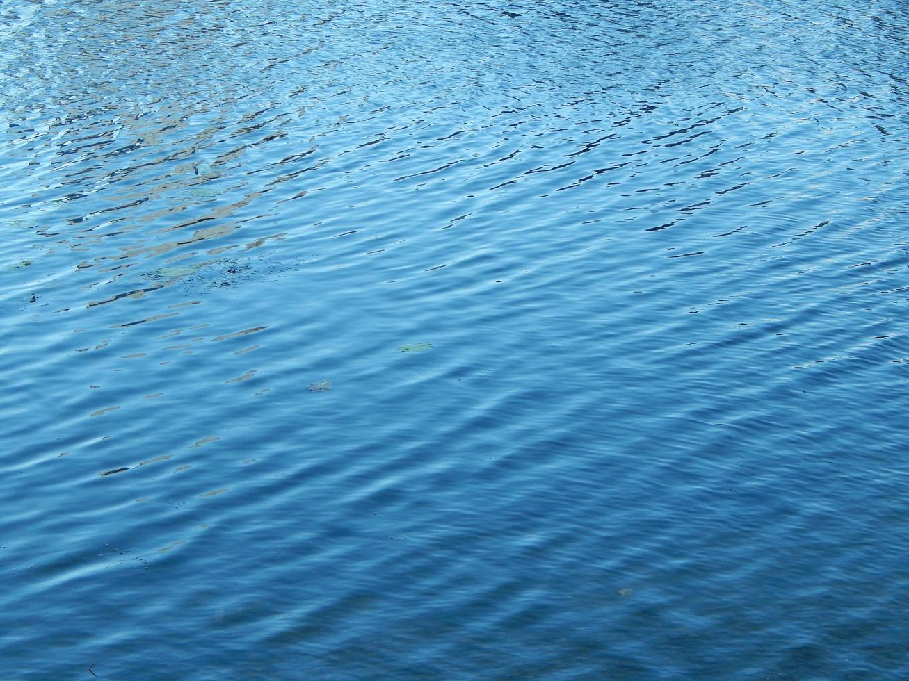 Textur von Wasserwellen auf der Oberfläche des Flusses foto