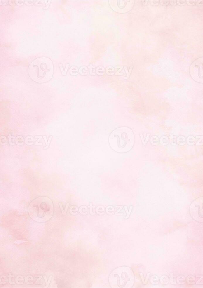 Rosa Pastell- Flecken und Klecks auf Aquarell Papier Textur Hintergründe, Sanft Pastell- Hintergrund künstlerisch Element zum Vorlagen Einladung Karte Design foto