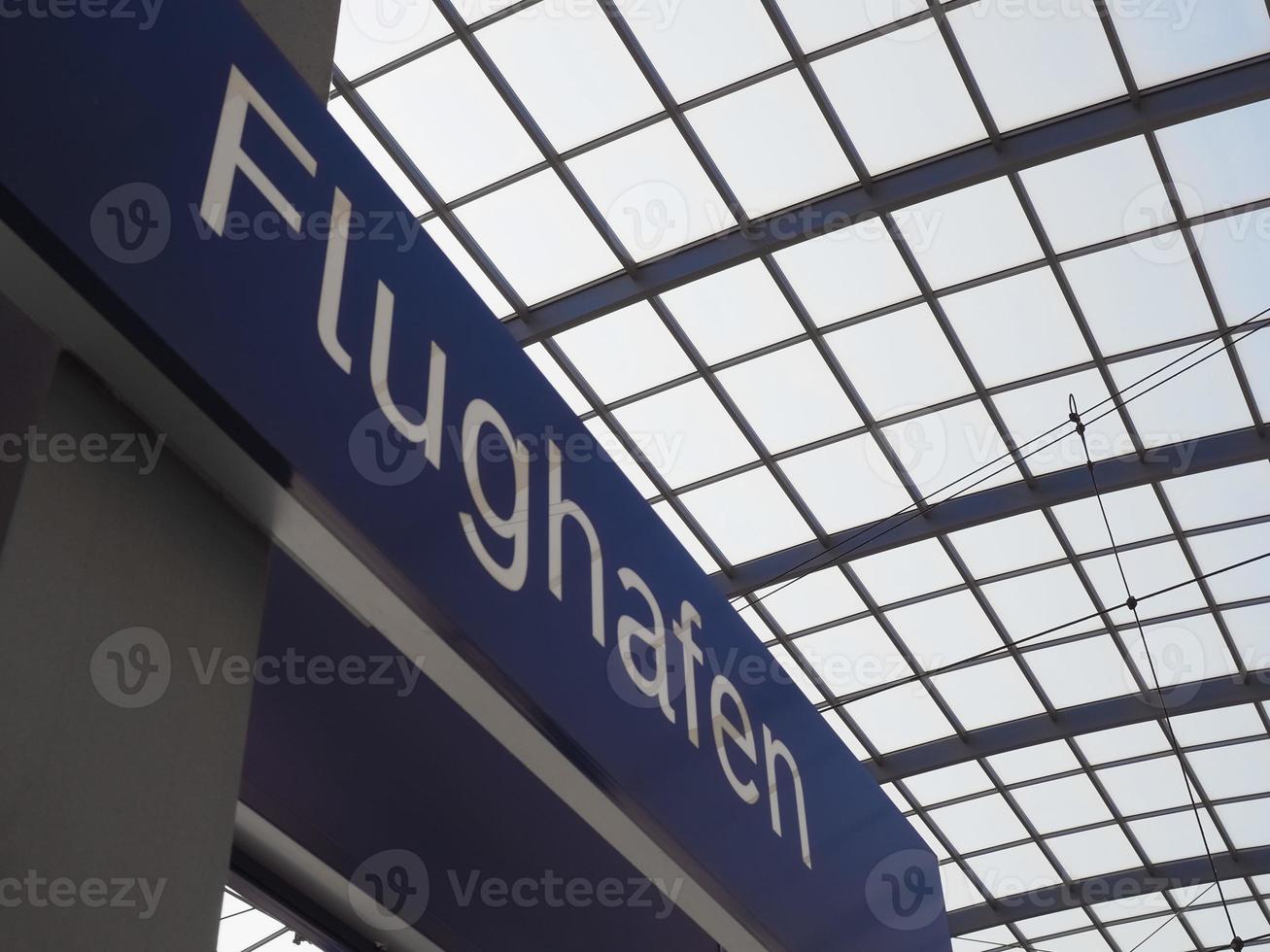 flughafen flughafen zeichen foto