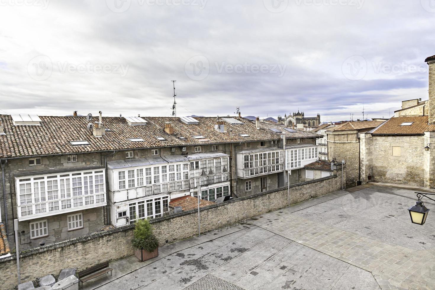 alter platz in der stadt foto